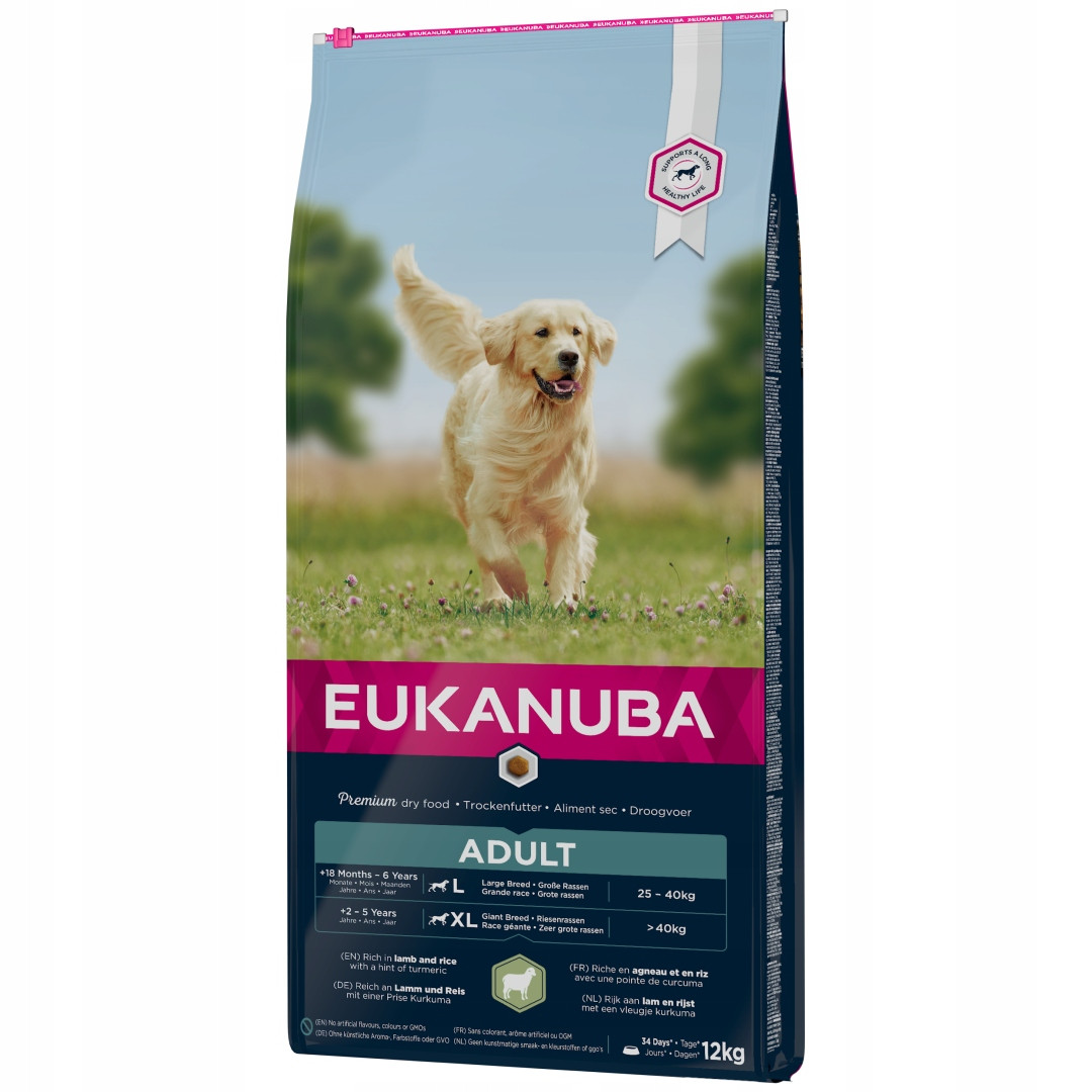 Eukanuba Adult Malí Střední Psi S Jehněčím 12kg
