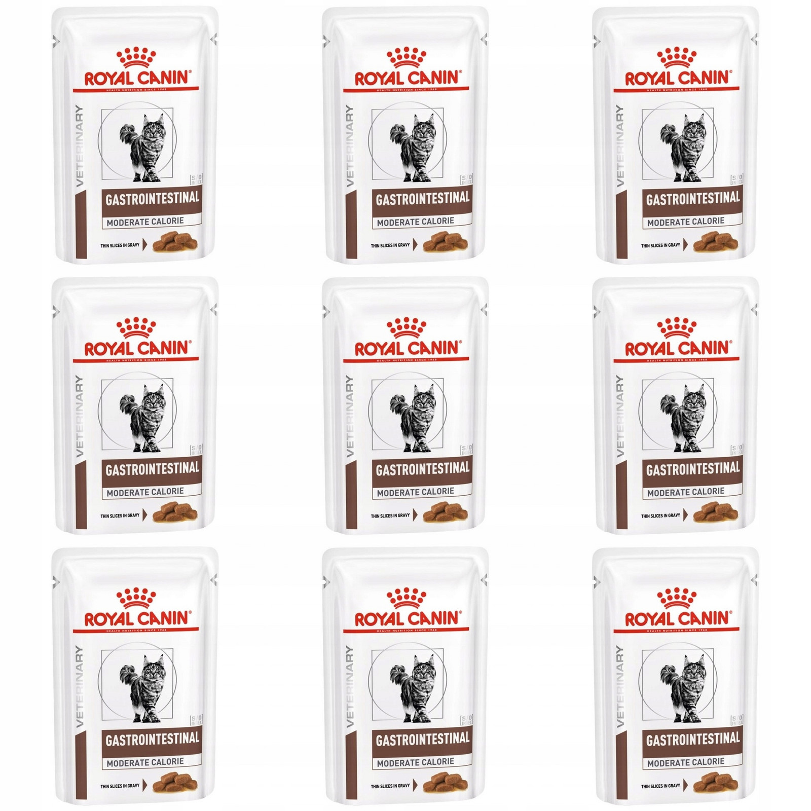 Royal Canin Cat Gastro Středně kalorická 9x85 g