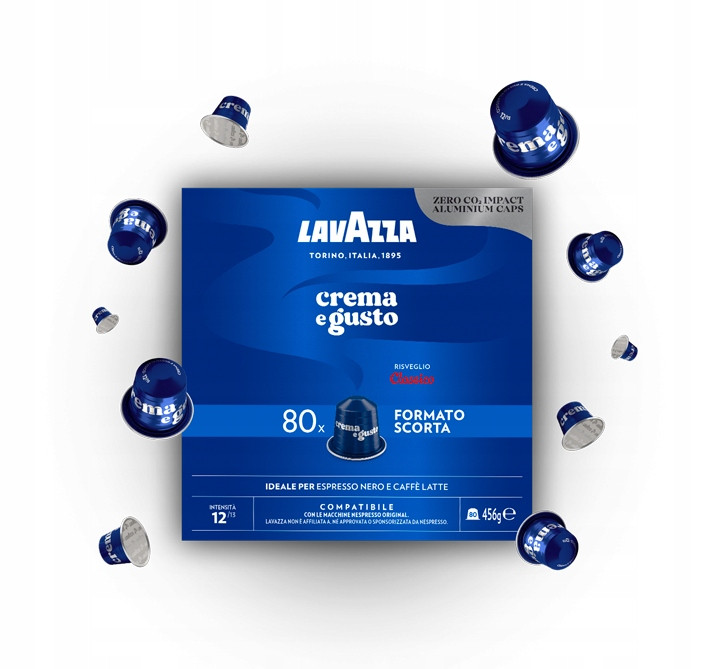 Kávové kapsle pro Nespresso Lavazza Espresso Crema E Gusto Classico 80 ks