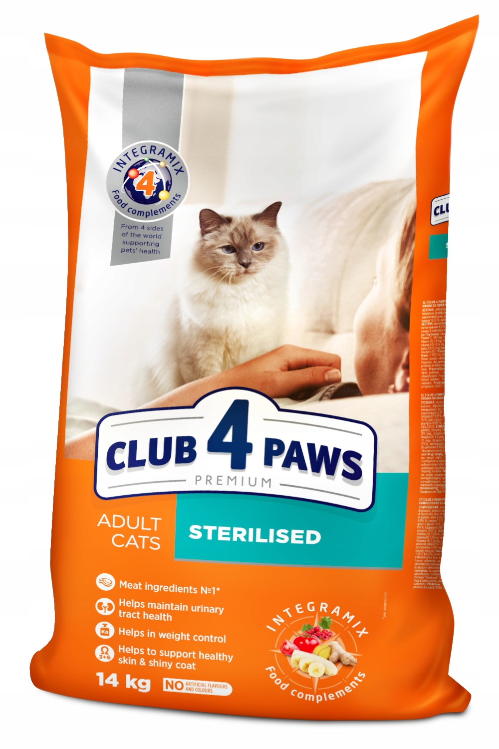 Club 4 Paws Premium suché krmivo pro sterilizované kočky 14 kg
