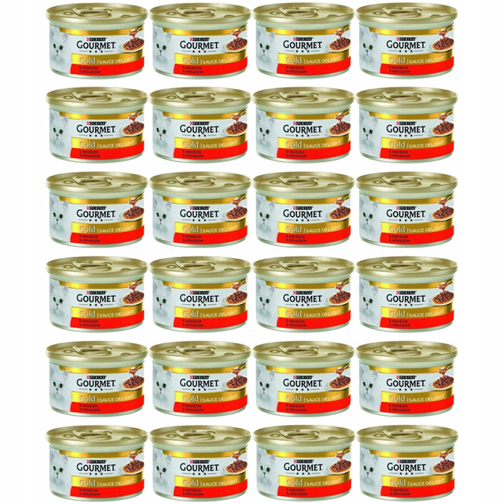 Gourmet Gold hovězí mix 24x85g