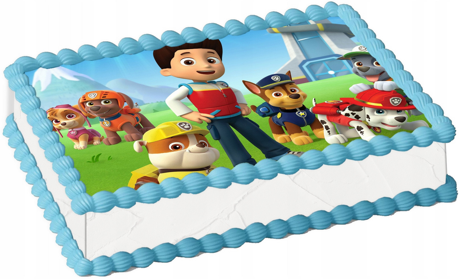 oplatek na dort A3 Paw Tlapková patrola Narozeniny