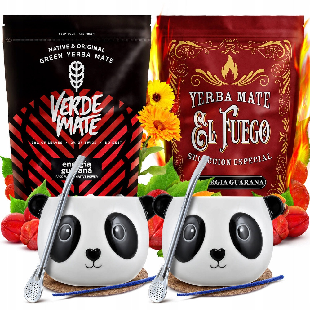 Yerba Mate Verde Mate Energie tykev a bombilla 2x500g Pro Dva
