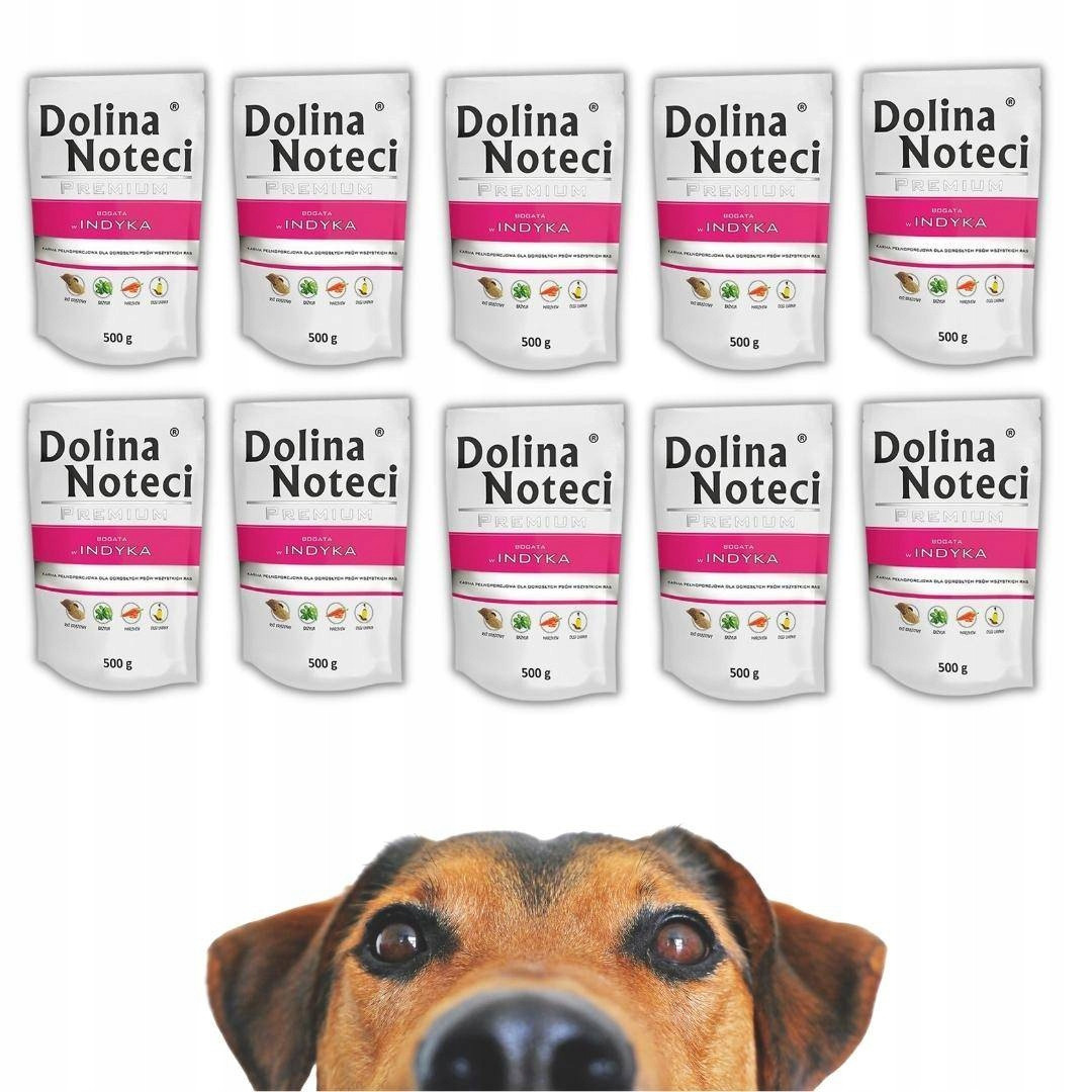 Dolina Noteci Premium Bohaté Na Krůtu 500G x10KS Krmivo Mokré Pro Psa