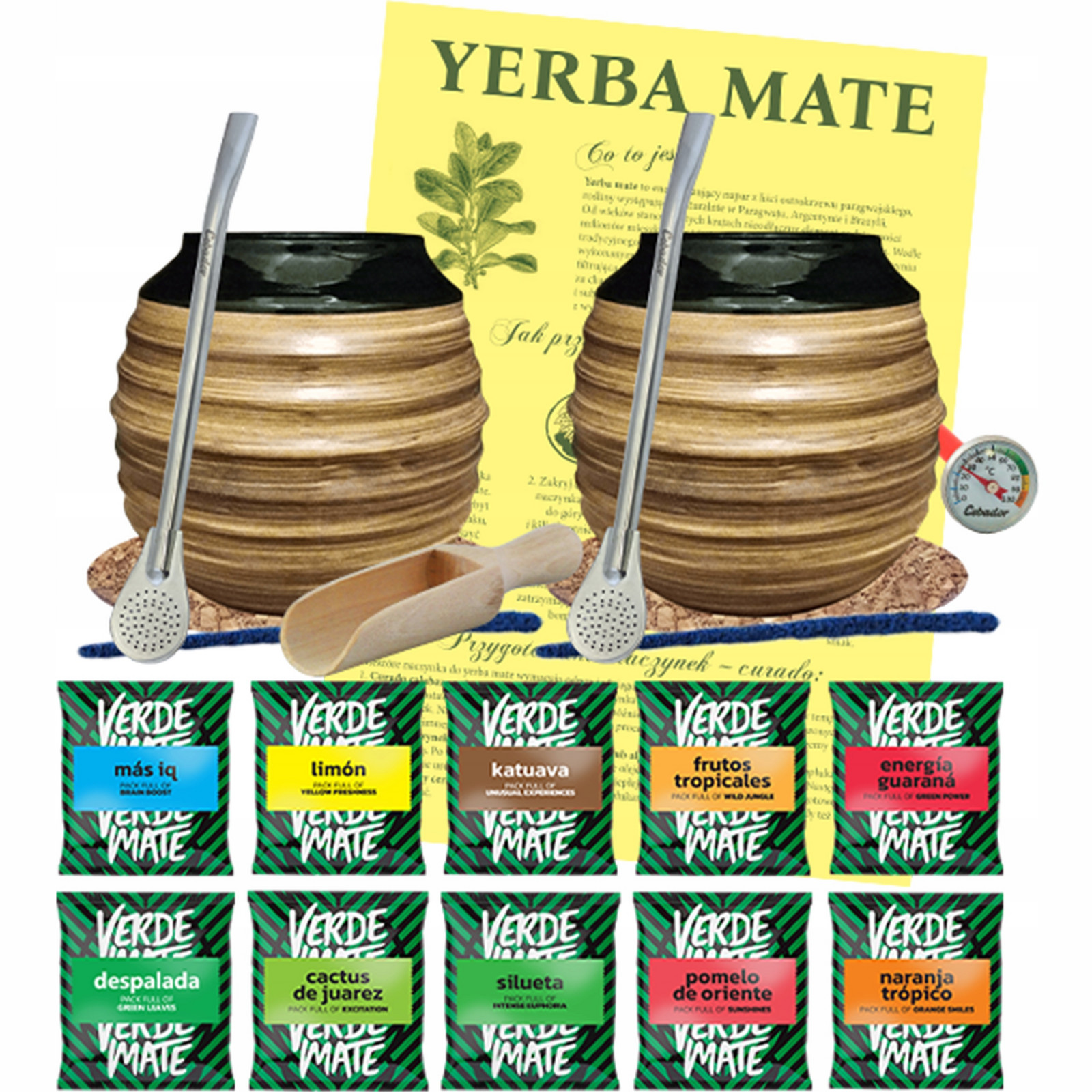 Sada Yerba Mate pro dva 10x50g Medové tykve