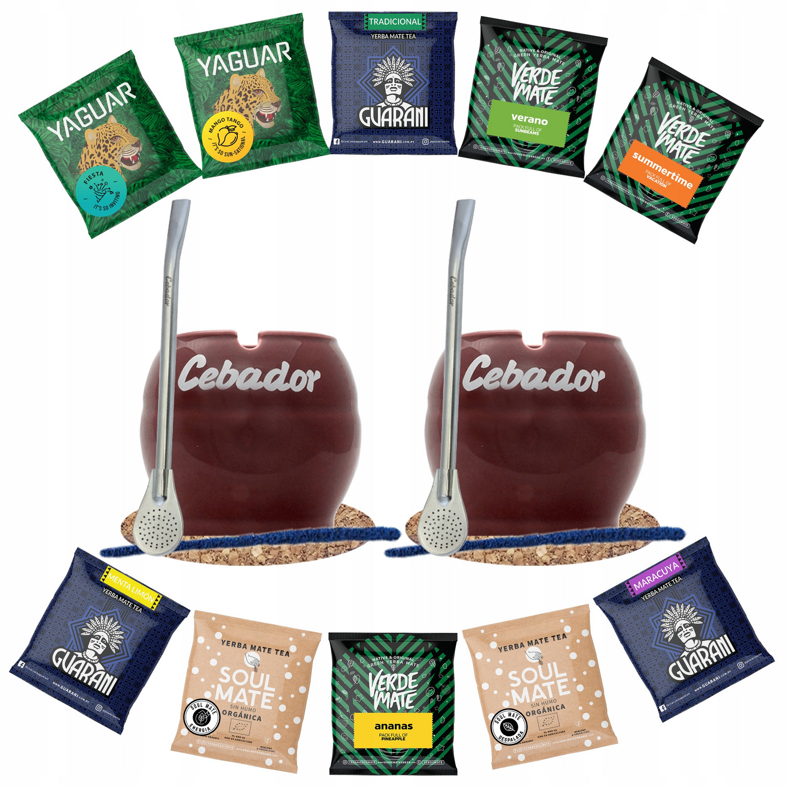 Yerba Mate Startovací sada pro dva 10x 50g 500g