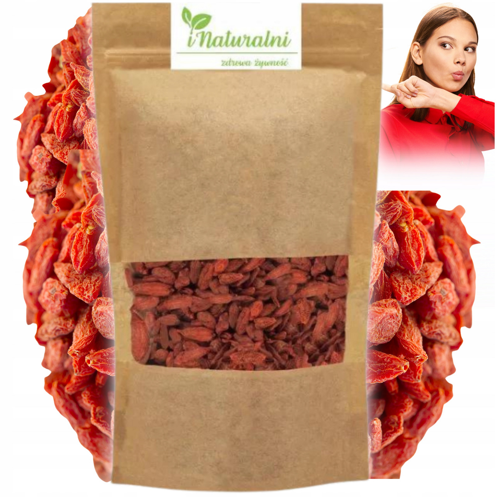 Goji 2KG Sušené Goji 2000G Přírodní Bobule Zdravé Svačiny