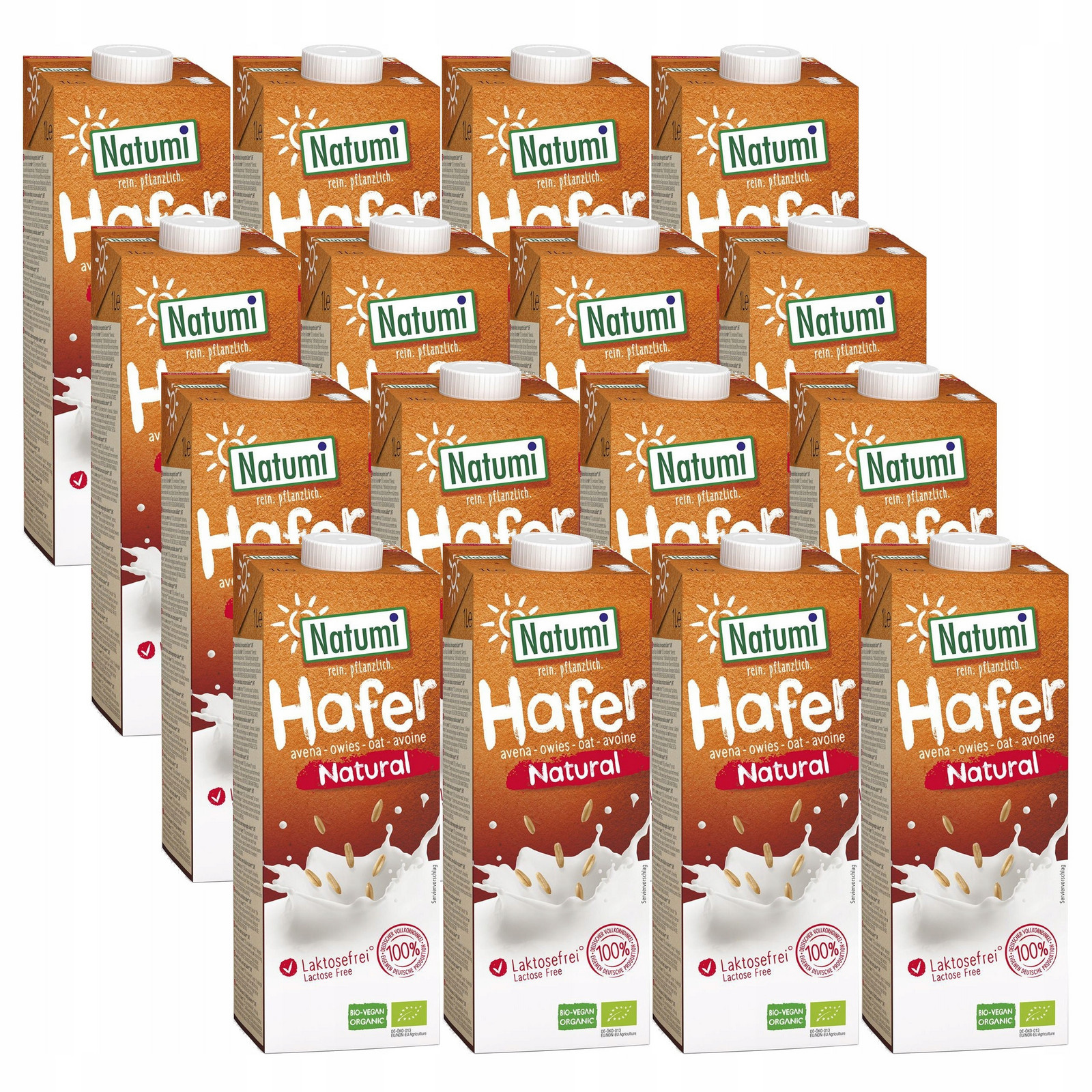 16x Ovesný Nápoj Bez Přidaných Cukrů Bio 1 L Natumi