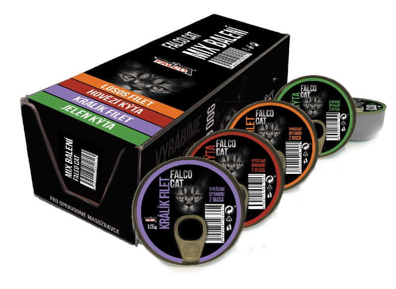 Falco krmivo mokré mix chutí 0,96 kg