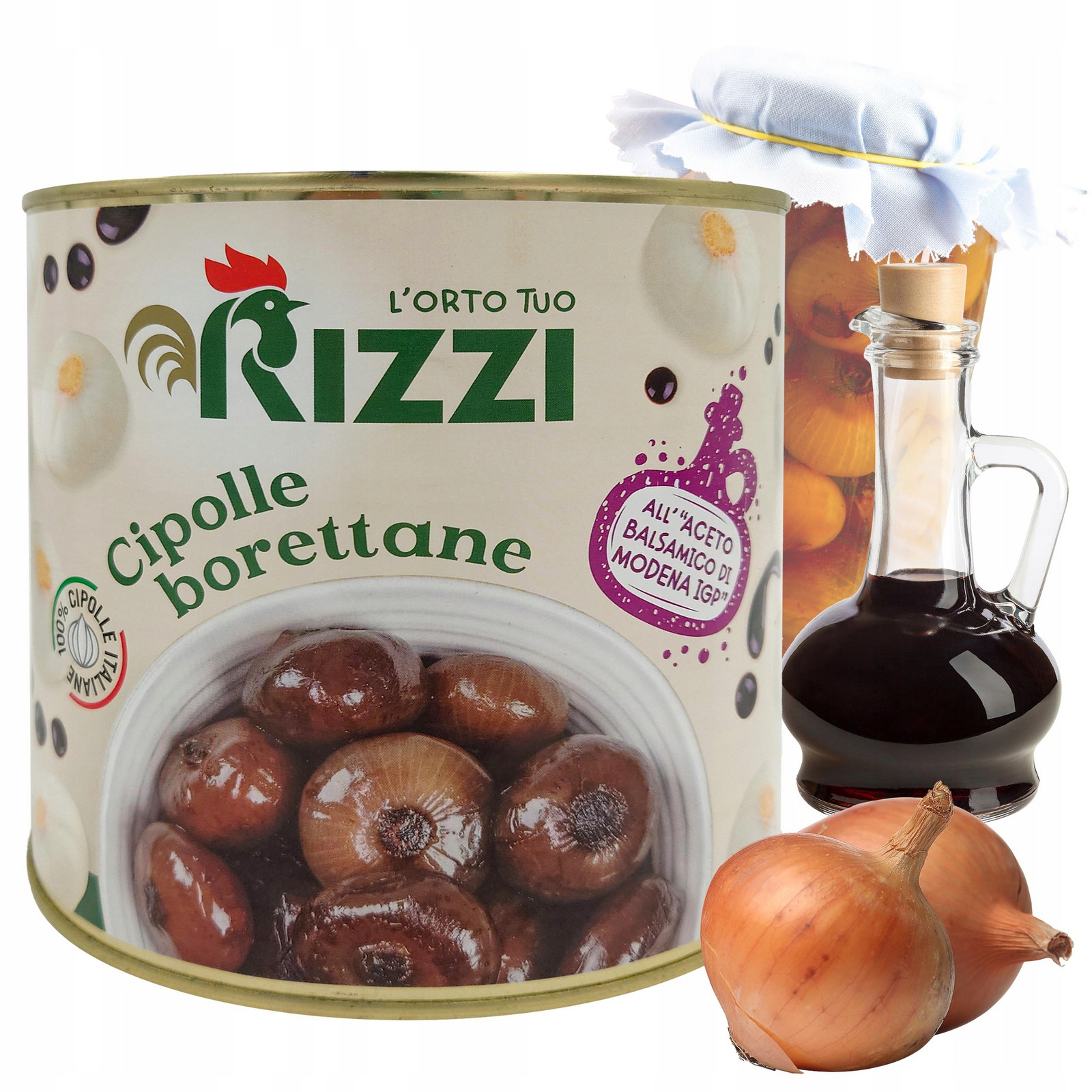 Cibulky cipolle Borettane v Balzamikovém Octu 2500g