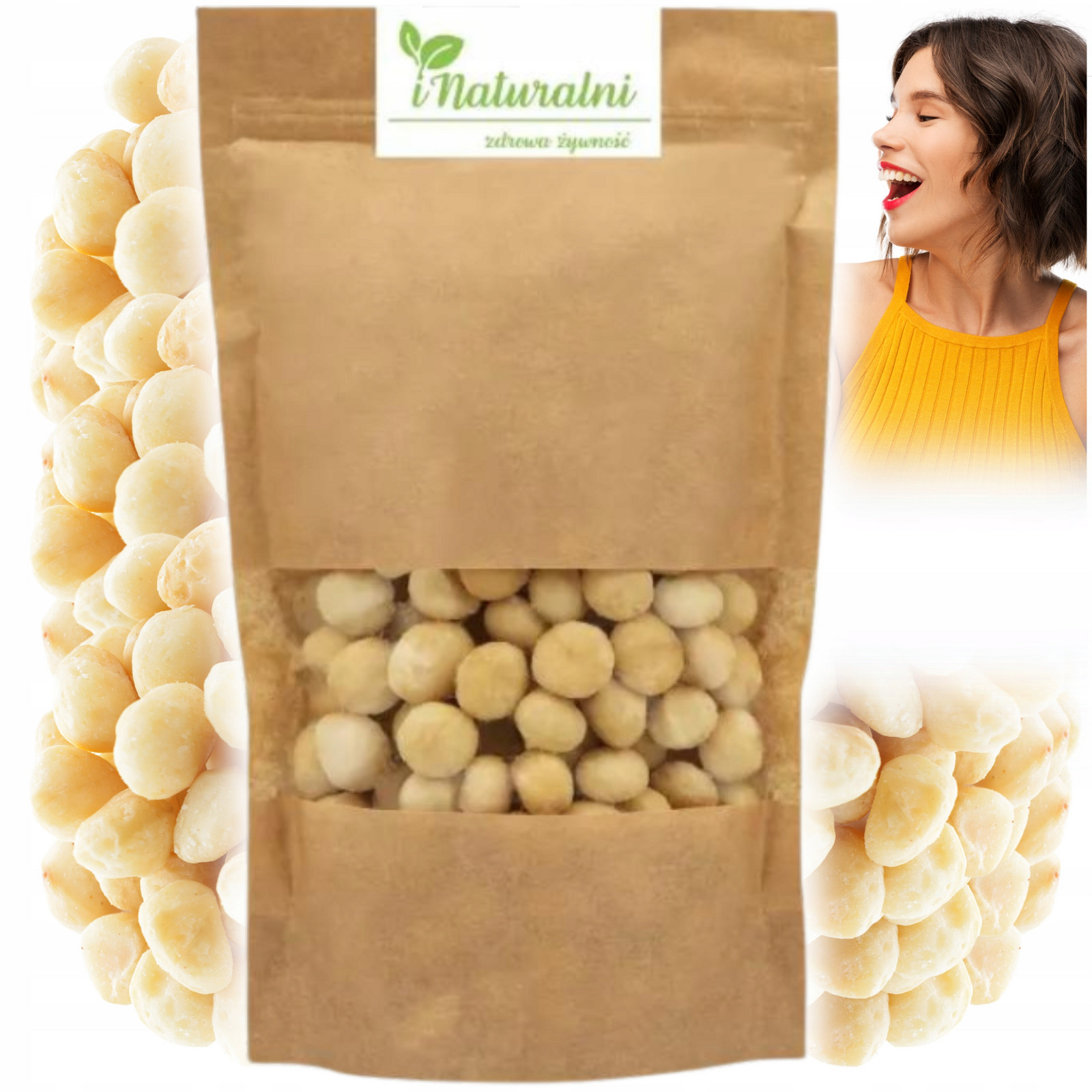 Ořechy Makadamia 1kg Ořechy Makadamia 1000g