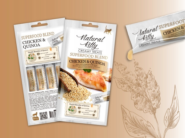 Natural Kitty Premium Kuře & quinoa x 24