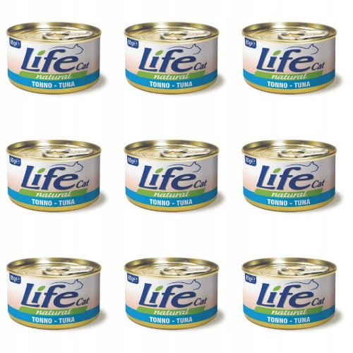 Life Cat konzerva krmivo pro kočky tuňák 85g 9ks