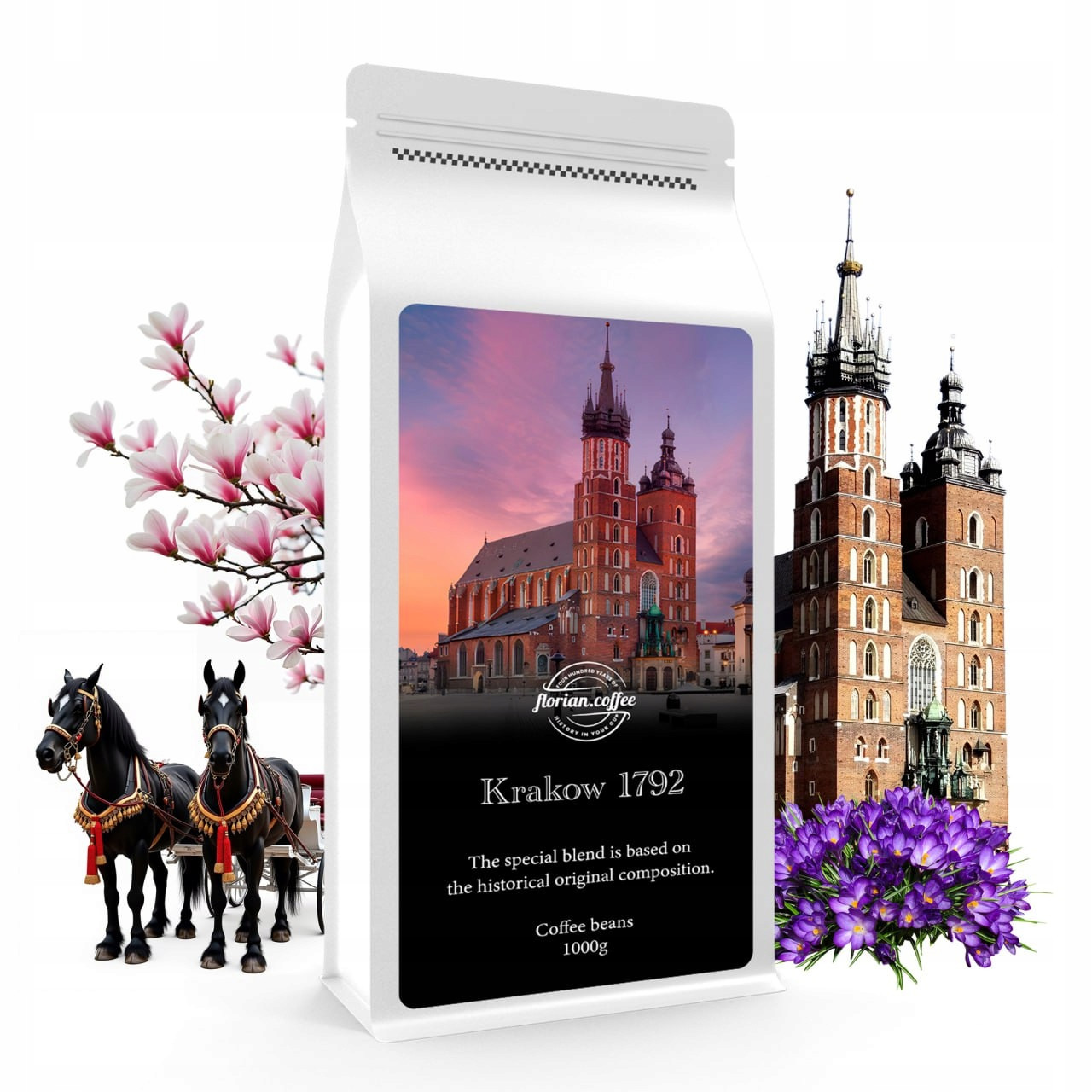 Káva 1 Kg Krakov – 80% Arabica 20% Čerstvě Pražená Robusta