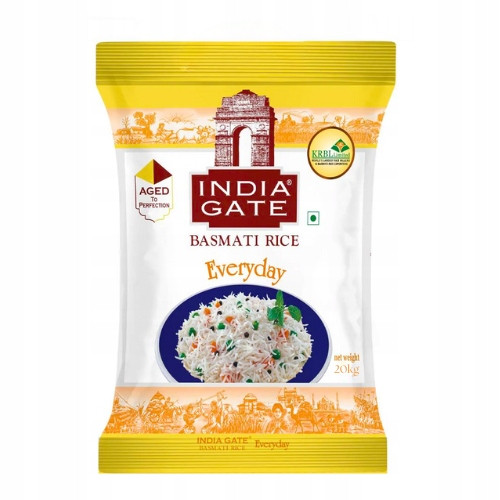 India Gate Everyday Basmati rýže (20 kg)