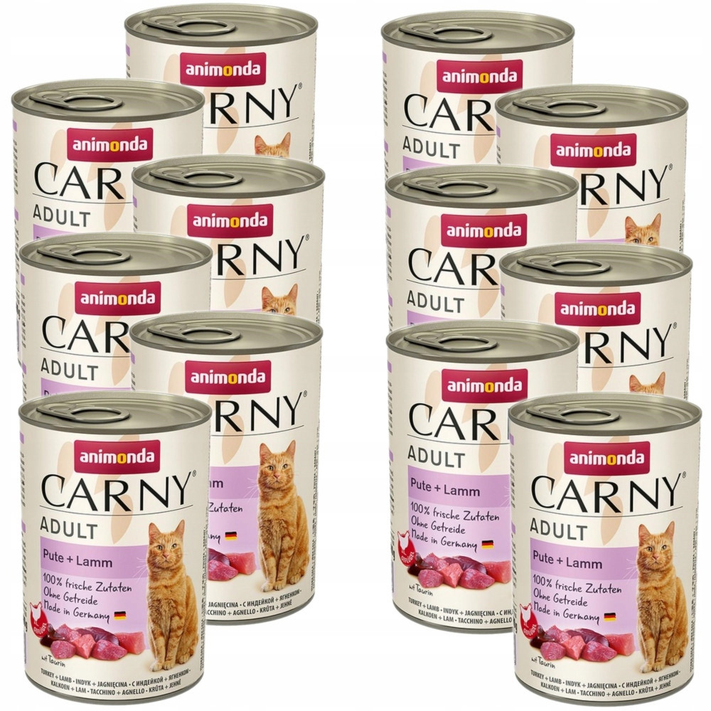 Animonda Carny Adult Krůta Jehněčí 12x400g Plechovka Hypoalergenní