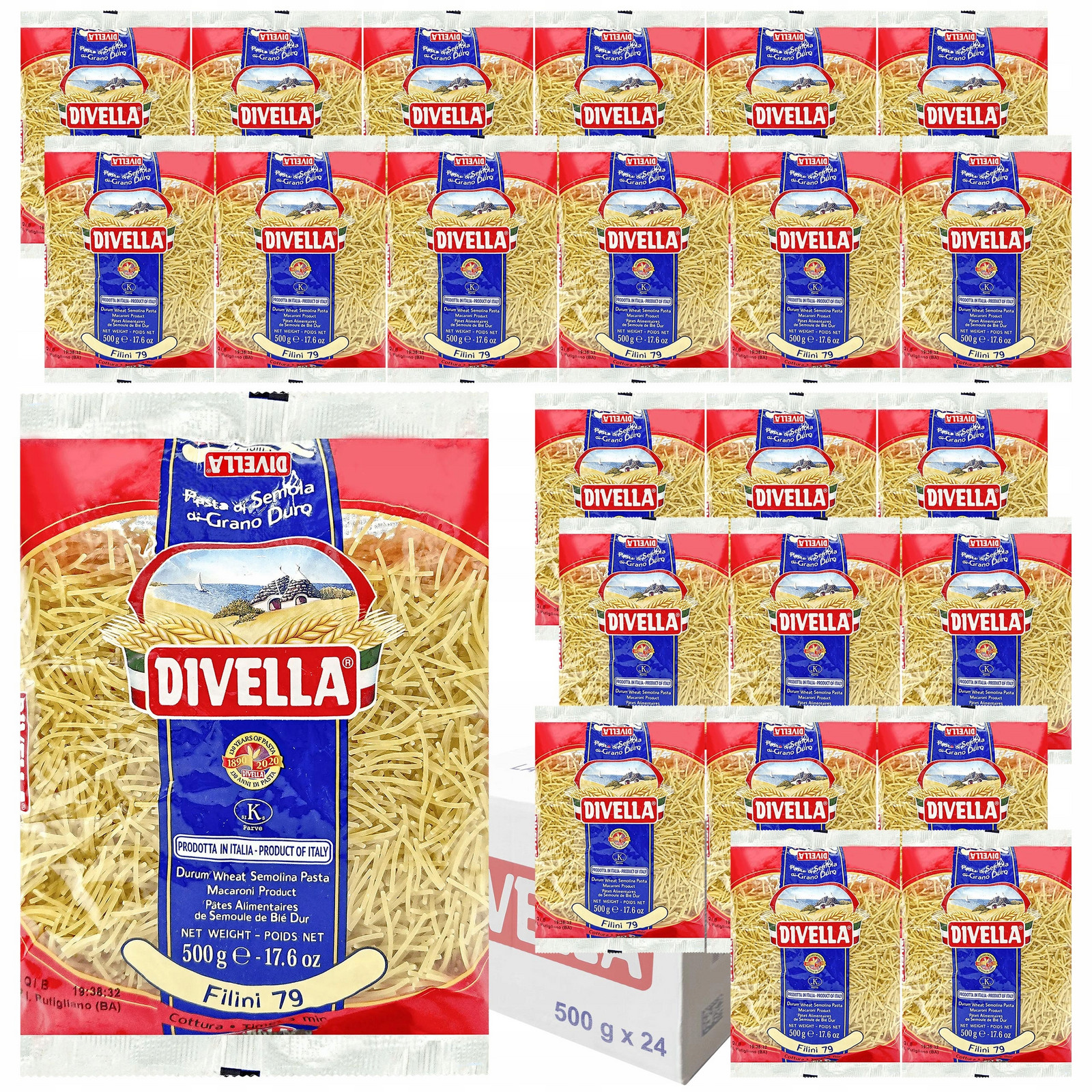 Těstoviny Filini Divella 24X500G