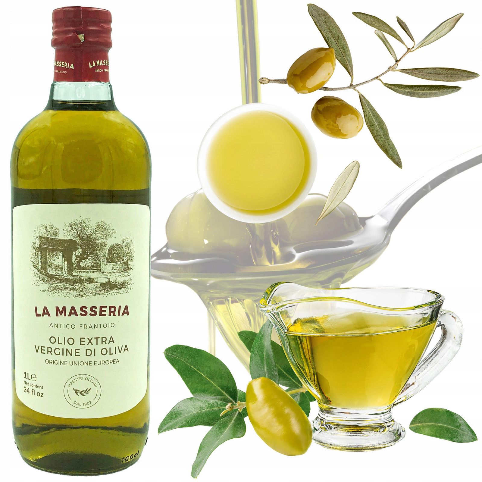 Olivový olej La Masseria 1L Extra Vergine