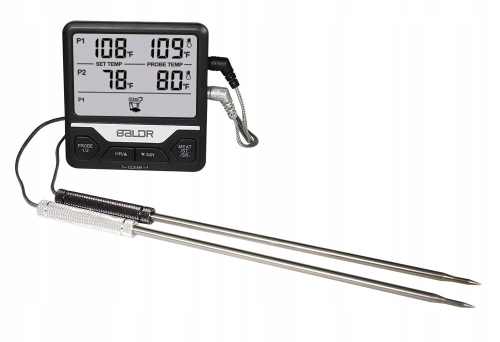 Kuchyňský teploměr 2 sondami Baldr B373