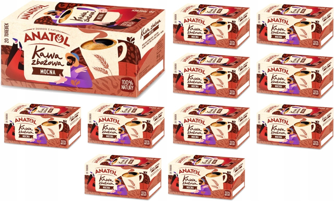 16x Anatol Káva obilná silná expresní 20 x 4.2 g