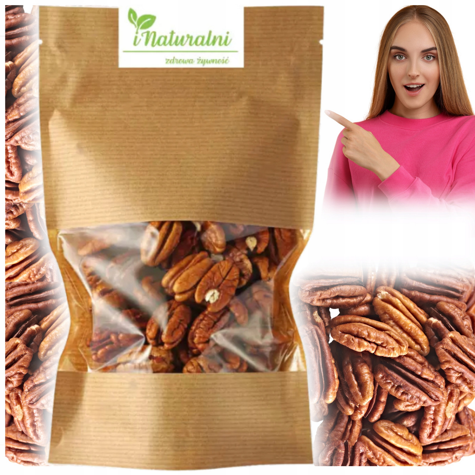 Pekanové Ořechy Celé 2 Kg Extra Jemné