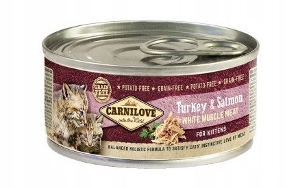 Carnilove Wmm Turkey & Salmon for Kittens 12 x 100 g