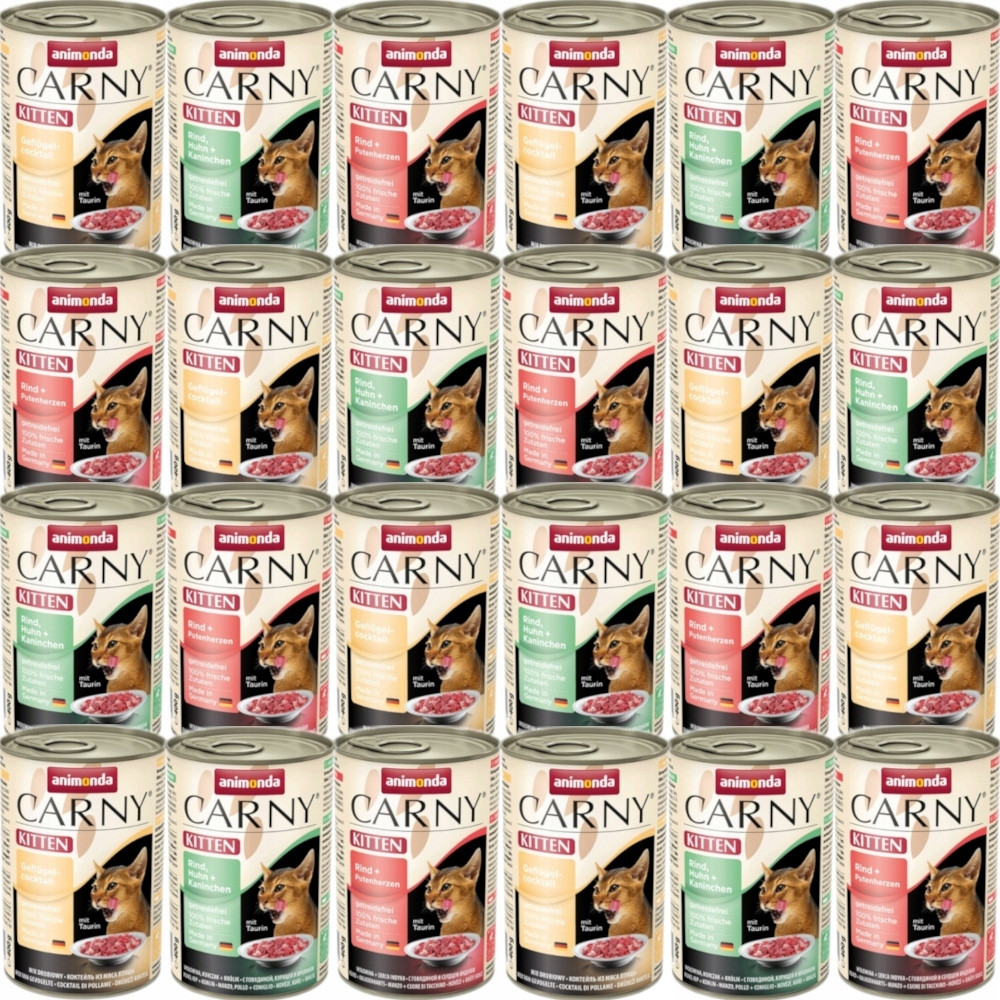 Animonda Carny Adult mix chutí mokré krmivo pro kočky konzerva 24x400 g