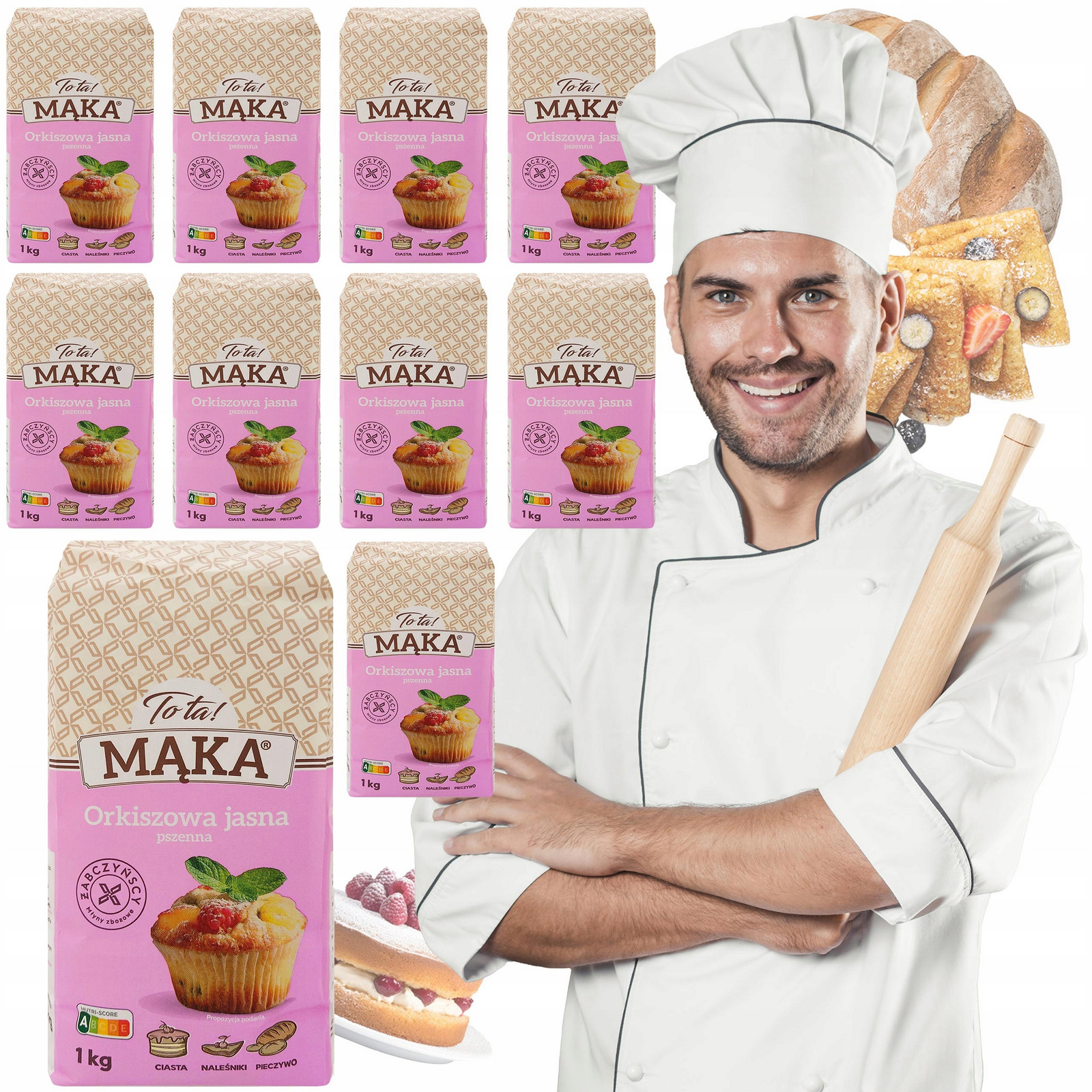 Špaldová mouka Typ 650 světlá ToTa! Svářečka 10 x 1kg