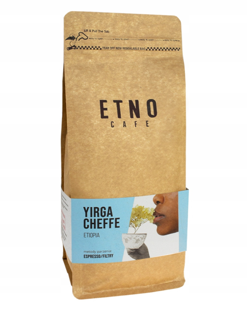 Káva zrnková Etno Cafe Yirgacheffe 1 kg Bonus videokniha