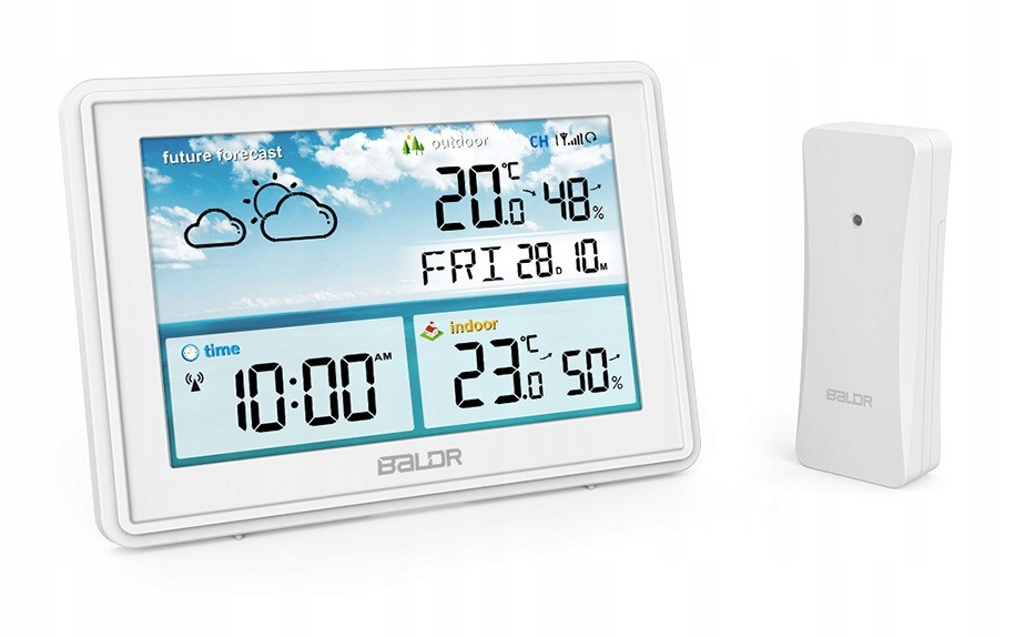 Meteorologická stanice Meteo Venkovní senzor Teploměr Baldr B359WH-R