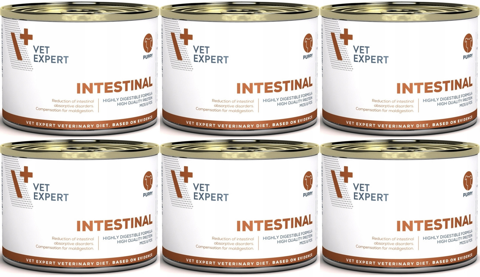 4T VetExpert Dog Intestinal Puppy 6 x 200 g