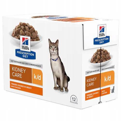 Hill's Pd Feline K/d Kidney Care kapsička Kuře 24x 85g