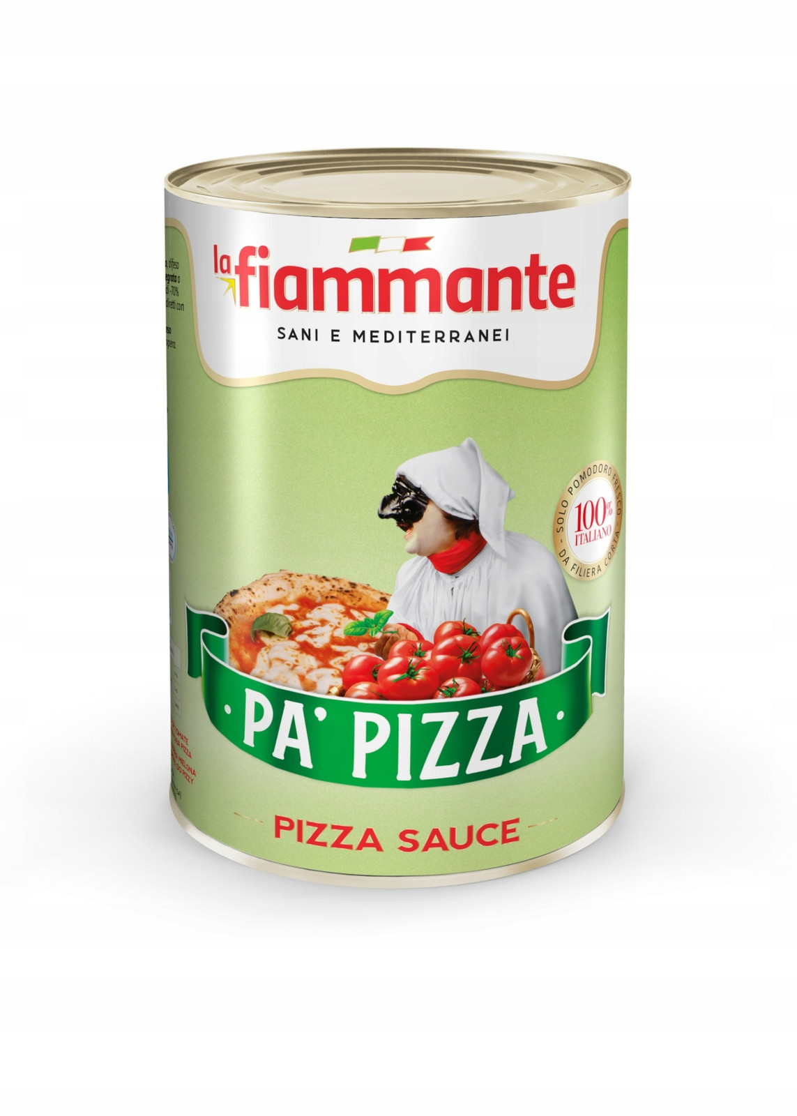 3x PaPizza La Fiammante Italský Profes omáčka na pizzu pro průmysl Horeca 4000g