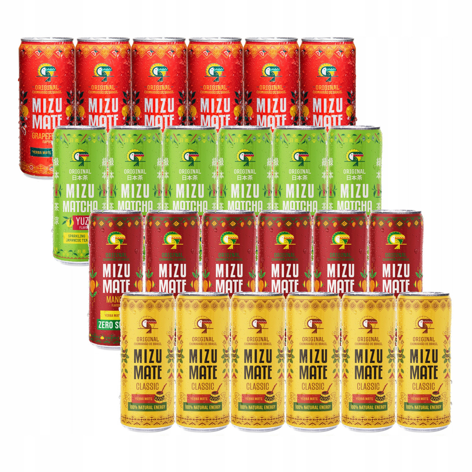 24x Nápoj Vitamizu Yerba Mizu Mate Classic 330 ml