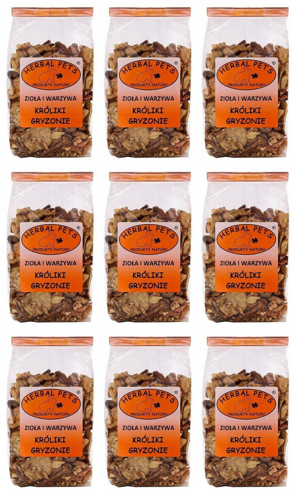 Bylinky a zelenina hlodavci Herbal Pets 9x100g