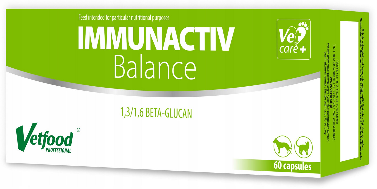 Vetfood Immunactiv Balance 60 kapslí.