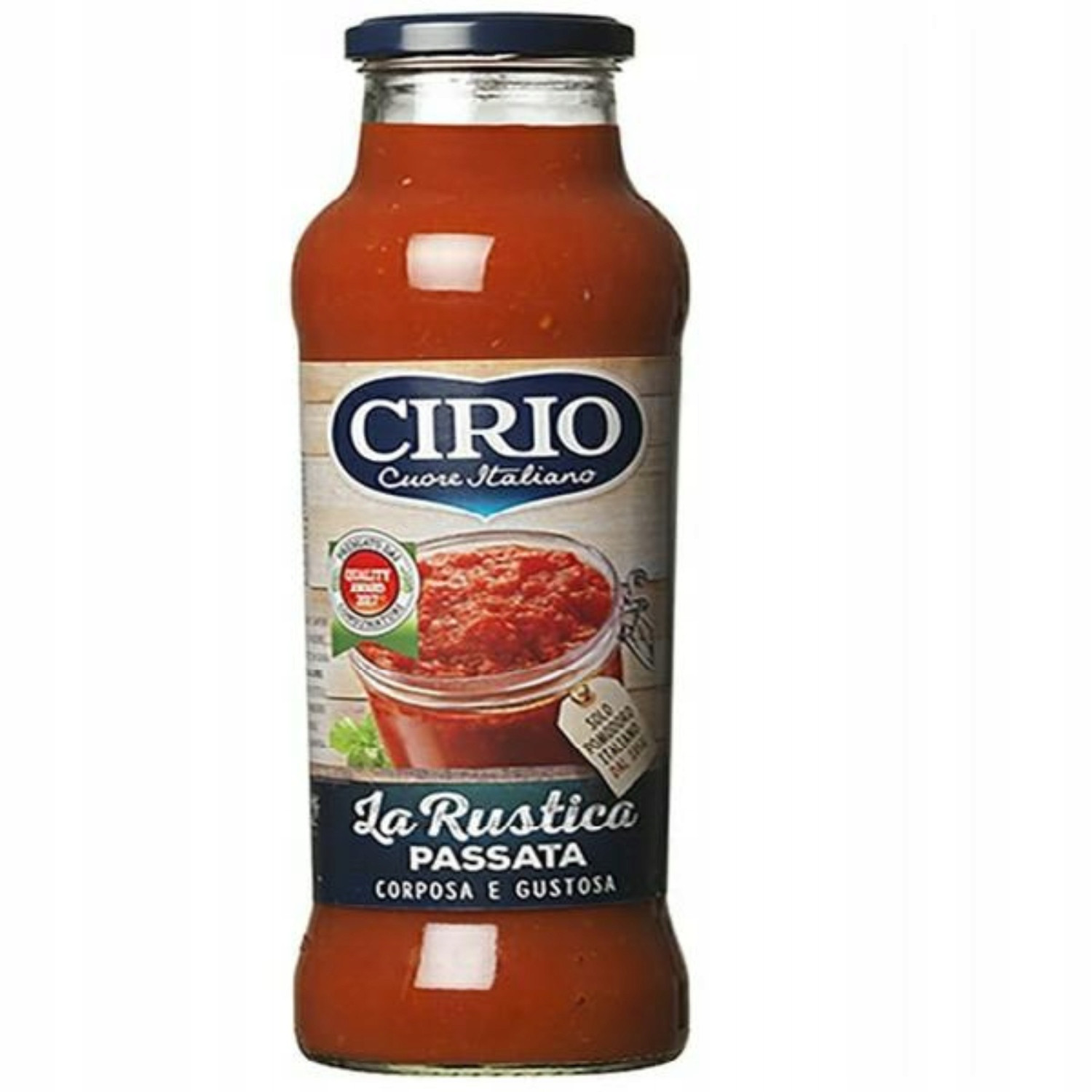 Sada 12 Kusů rajčatového Passata Cirio La Rustica Passata 680 g