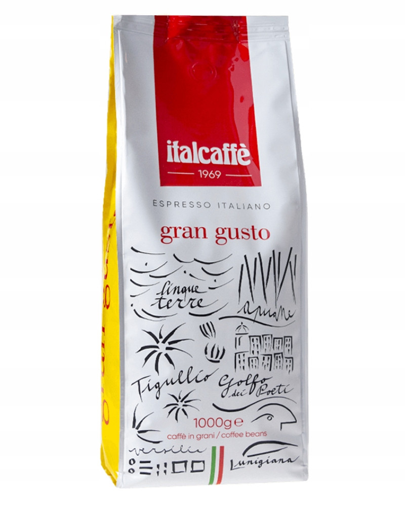 Káva zrnková Italcaffe Gran Gusto 1 kg Dárek videokniha