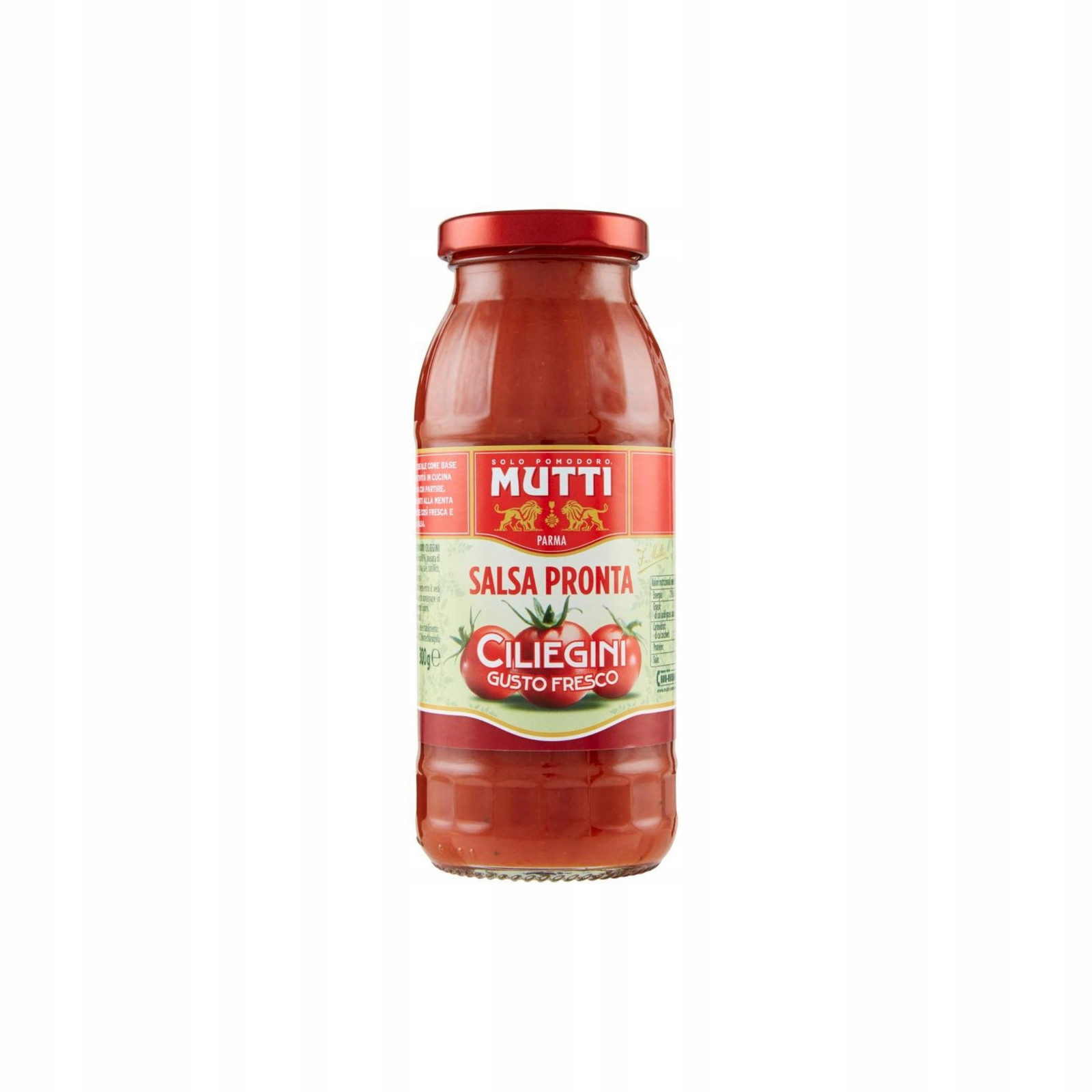 Sada 12 Kusů Salsa Pronta Ciliegini 300 g Omáčka rajčatová Mutti 300 g