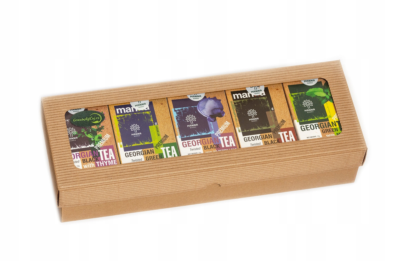 Dárkový balíček Tea Leaves sypaný čaj Manna