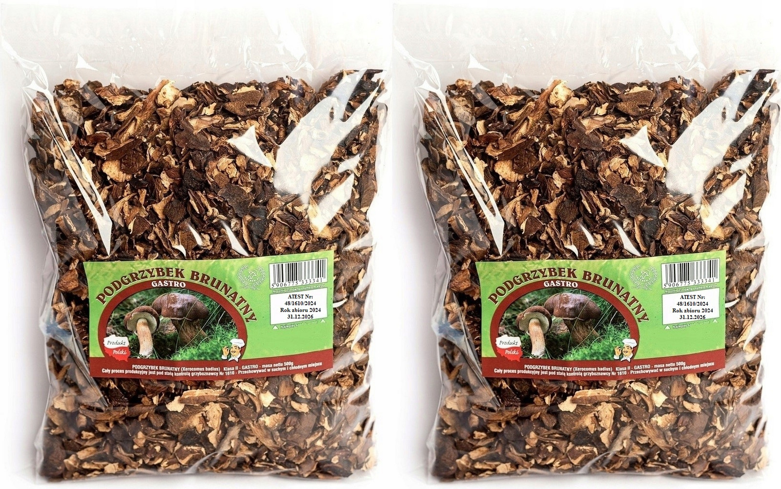 Podhoubí Gastro 10kg Polský Atest 2024 Nová Sklizeň houby sušené lesní