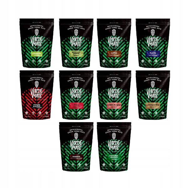 Yerba Verde Mate Green 10x 0,5kg Energie