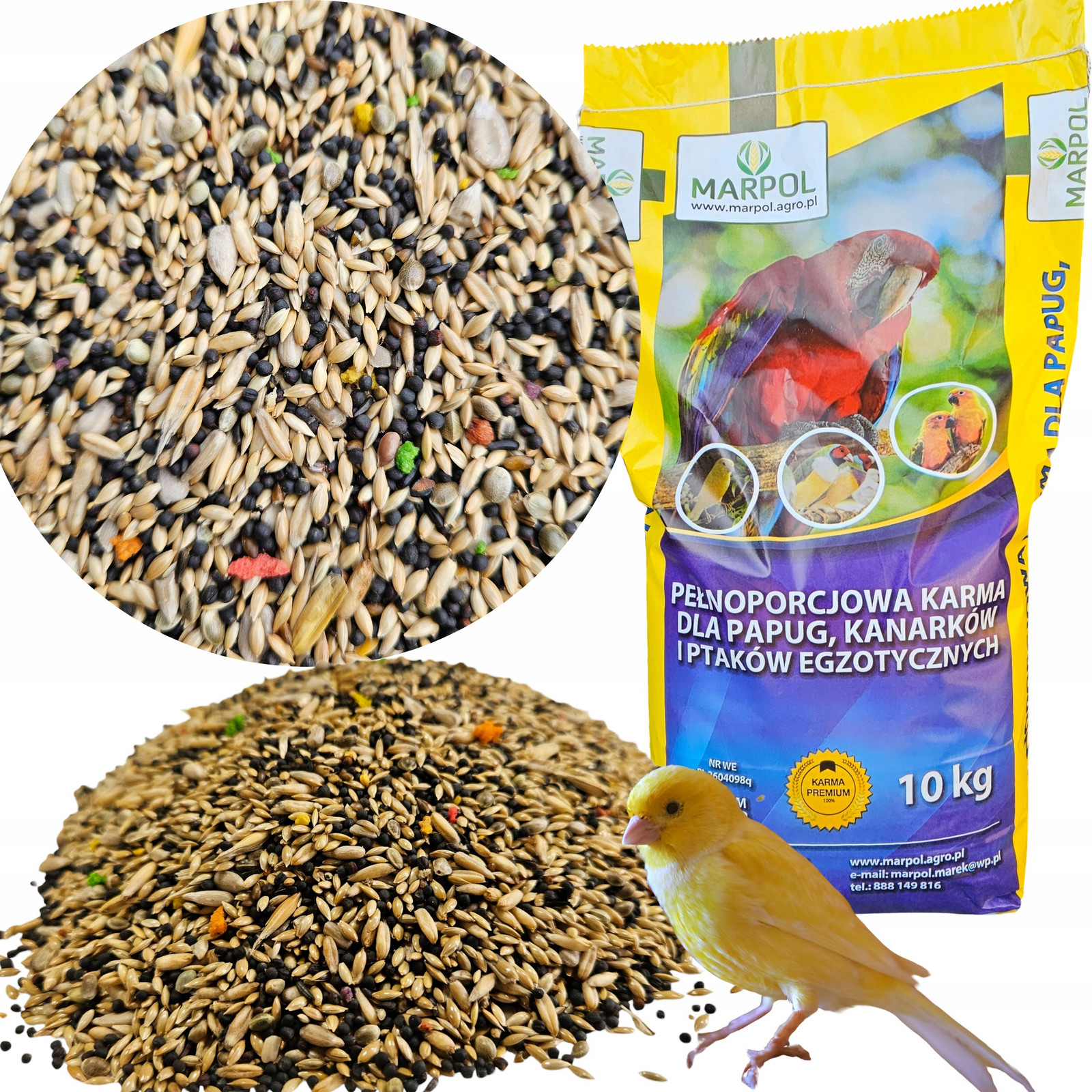 Krmivo Pro Kanárky Zeberky Kompletní Krmivo Pro Kanárky 10 Kg