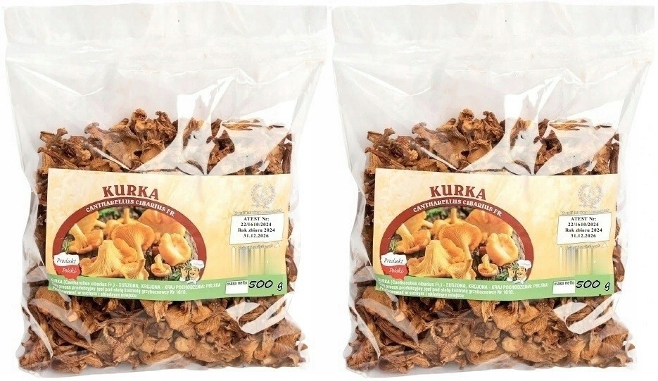 Kurka Krájená Lux 5kg Polsko Atest 2024 Nová Sklizeň sušené houby