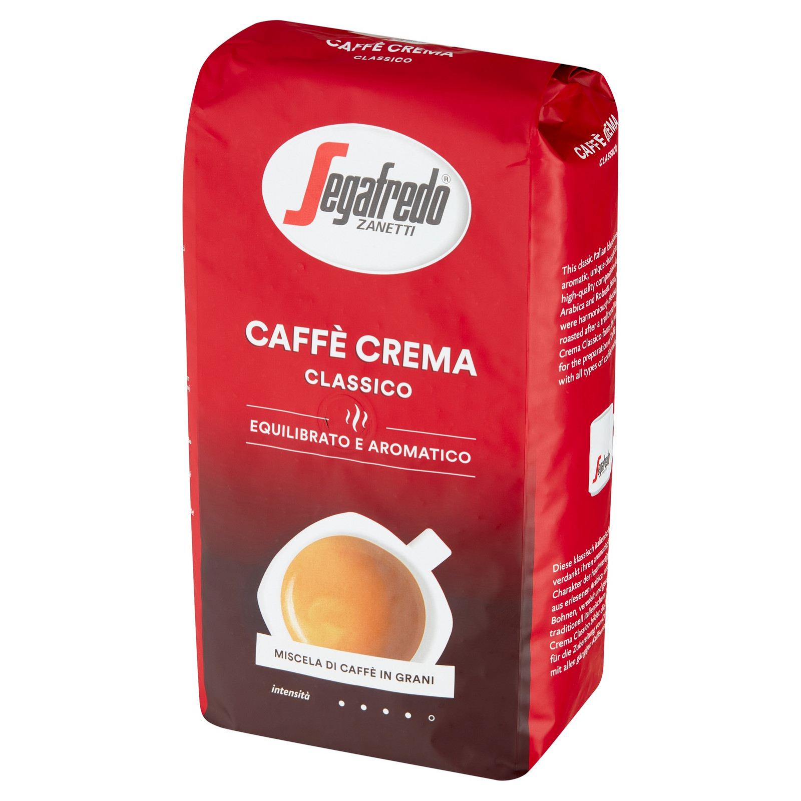 Káva zrnková míchaná Segafredo Caffè Crema Classico 1000 g