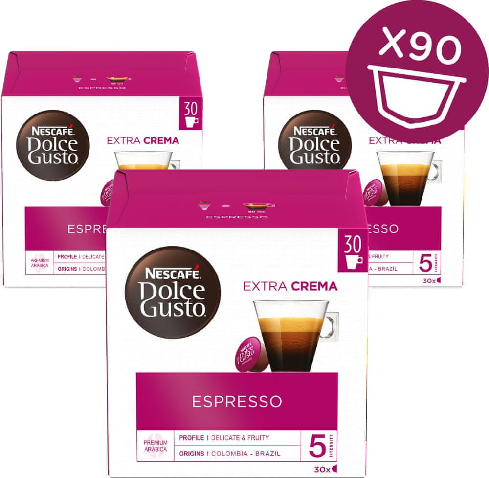 Nescafé Dolce Gusto kávové kapsle Espresso XXL 3balení