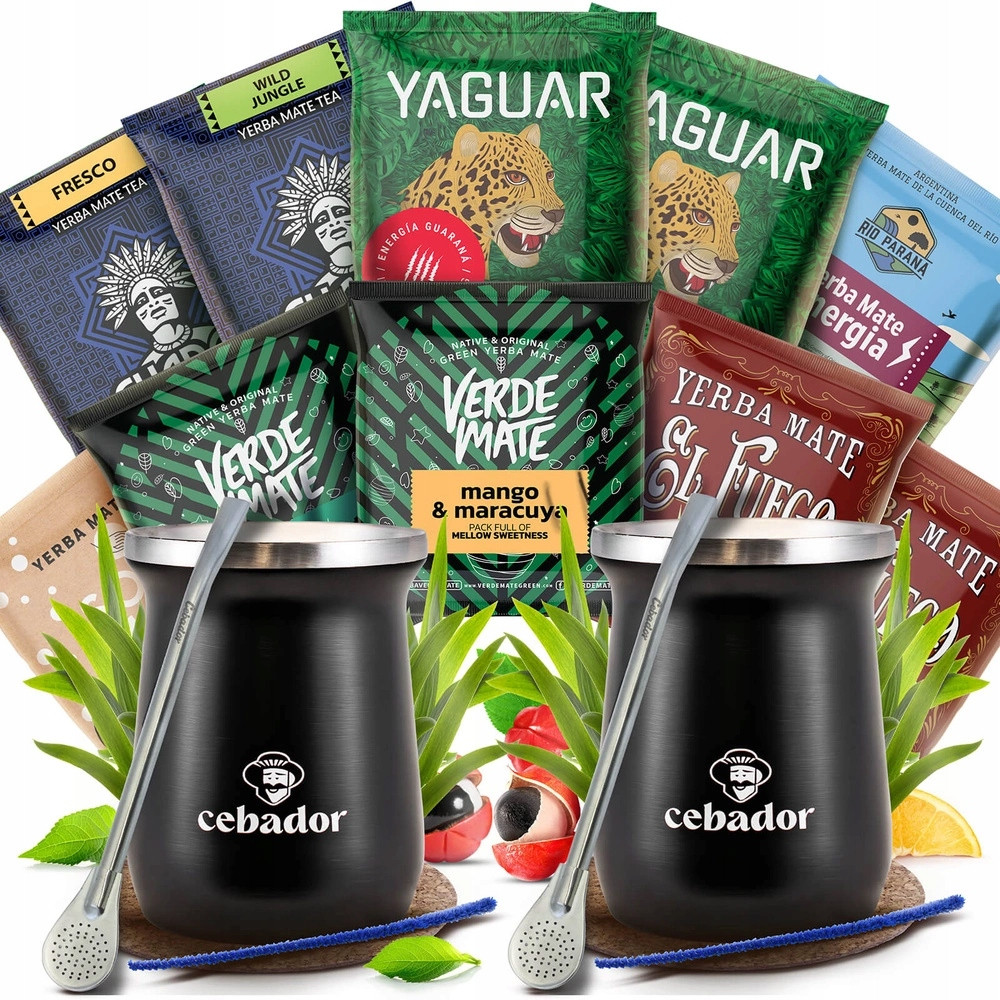 Sada Yerba Mate Pro Dva 2x TermoMate Pro 2x bombilla 10x50g 500g