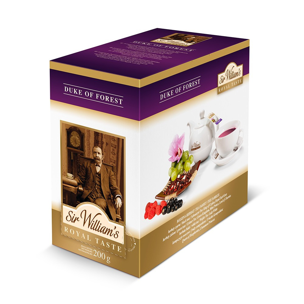 Sir Williams Royal Taste Duke of Forest Čaj 50 sáčků