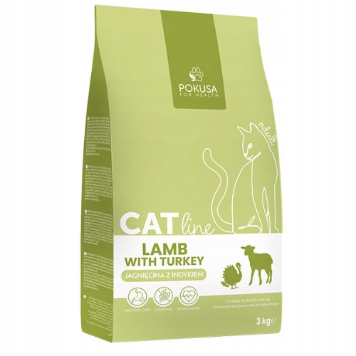 Pokusa CatLine Lamb Turkey Krmivo pro kočky Jehněčí s krůtím masem 3 kg