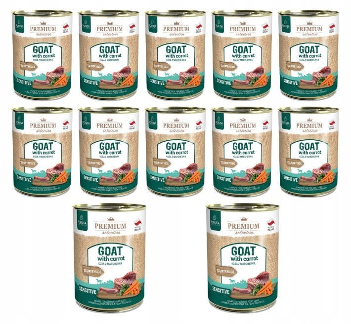 Pokusa Krmivo mokré pro psa Koza Mrkev 12x800g